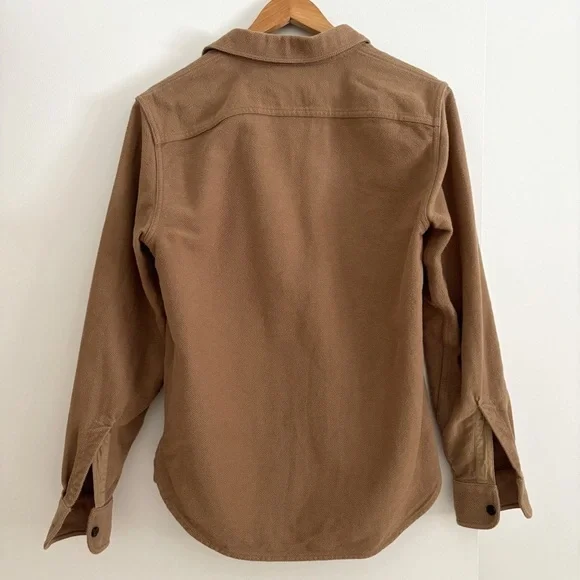 Everlane The Heavyweight Overshirt Shirt Light Jacket Size S Warm Light Brown - Picture 9 of 10